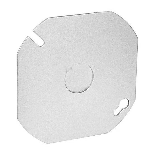 Octagon Cover Flat, w/1/2 Knockou, Southwire, Mfr#: 54C6